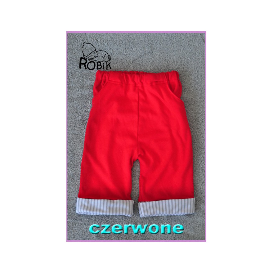 Krótkie spodenki POLO kolor czerwony na LATO
