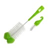 AKUKU SZCZOTKA DO MYCIA BUTELEK I SMOCZKÓW z gąbką kolor ZIELONY