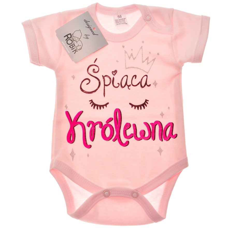 BODY NIEMOWLĘCE krótki rękaw r.56 -110 wzór 585kr ROBIK BODY NIEMOWLĘCE krótki rękaw r.56 -110 wzór 585kr ROBIK