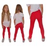 Czerwone LEGGINSY GETRY rozmiary od 98 do 158