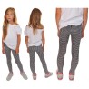 LEGGINSY  w pepitkę GETRY bawełniane rozmiary od 98 do 152 wzór 288