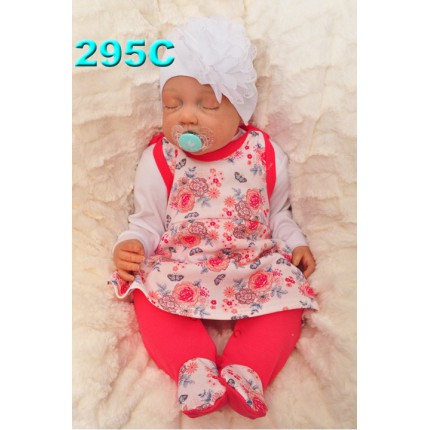 ŚPIOCHY SUKIENKA 2w1 tylko u nas! r.56-74 wzór 295C