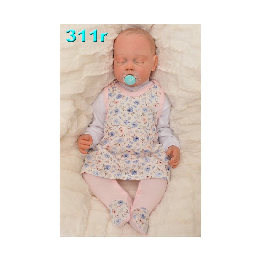 ŚPIOCHY SUKIENKA 2w1 tylko u nas! różowe w kwiaty wzór 311R