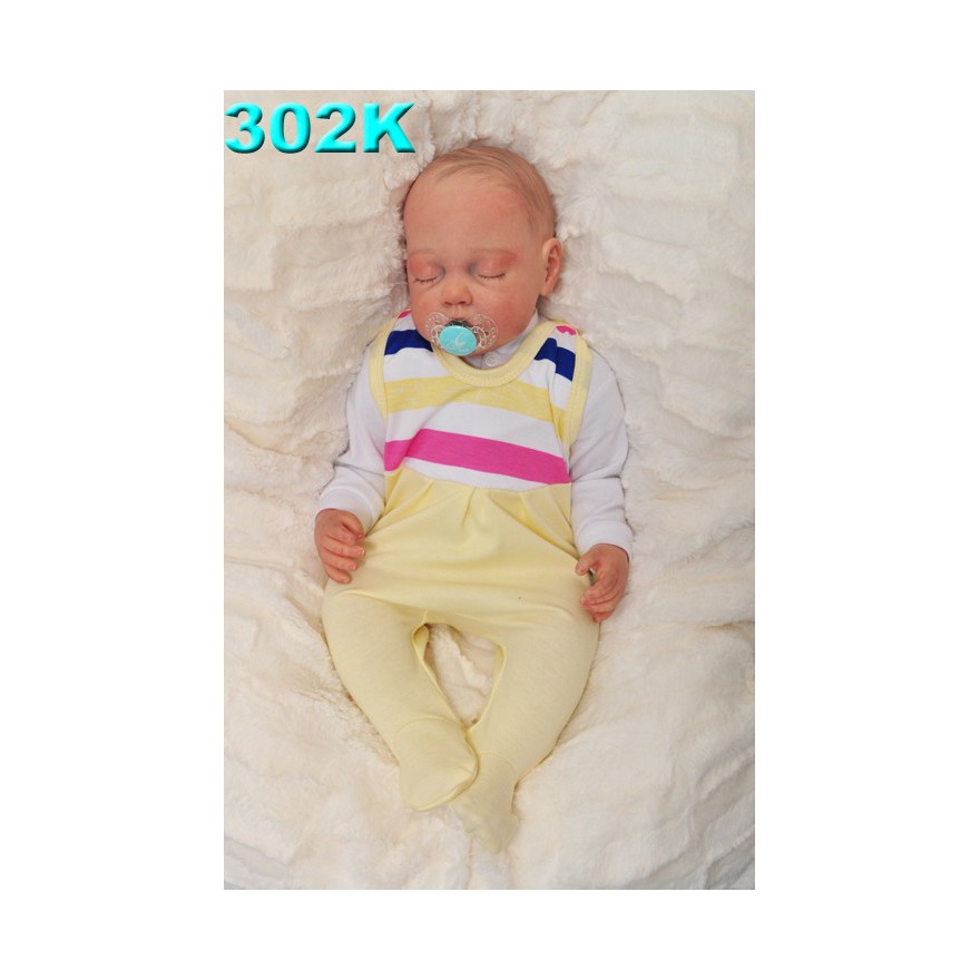 ŚPIOCHY ŚPIOSZKI bawełniane, żółte w paski, wzór 302K