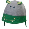 KAPELUSZ HIPPO z zielonym Z USZKAMI  CZAPKA LATO