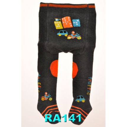 RAJSTOPY do RACZKOWANIA grafitowe z autem i motorem POTRÓJNY ABS! wzór 141