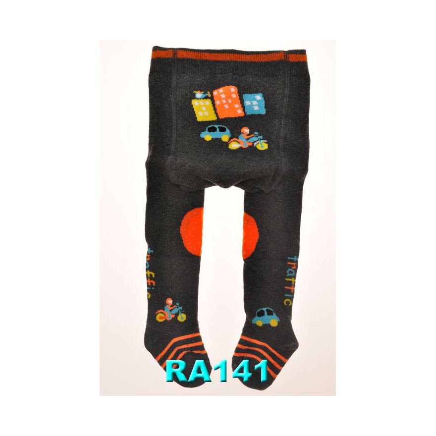 RAJSTOPY do RACZKOWANIA grafitowe z autem i motorem POTRÓJNY ABS! wzór 141