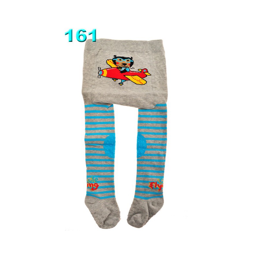 RAJSTOPY do RACZKOWANIA szare z ludkiem w samolocie POTRÓJNY ABS! wzór 161