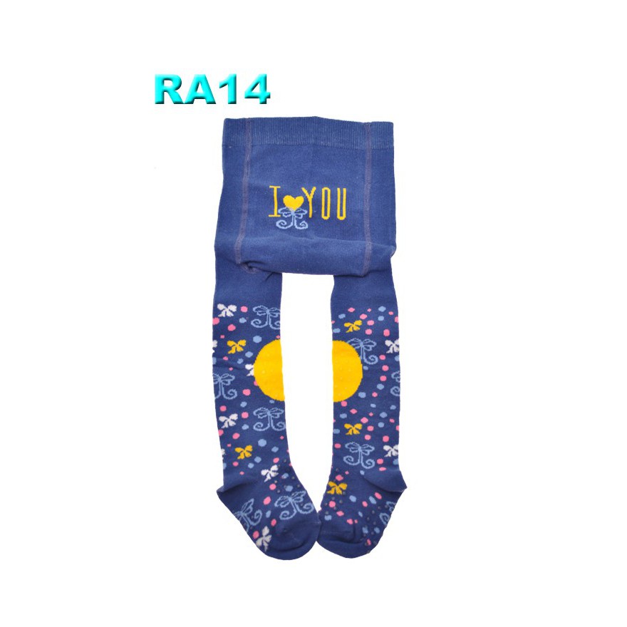 RAJSTOPY do RACZKOWANIA granatowe I LOVE YOU POTRÓJNY ABS! wzór 14