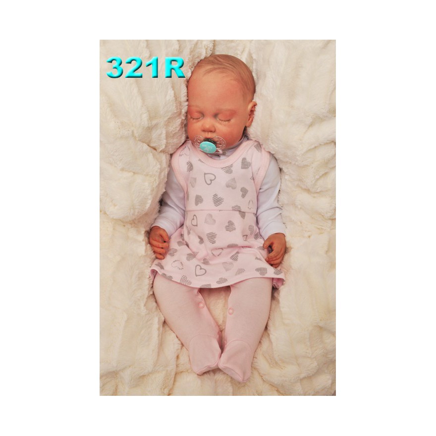 ŚPIOCHY SUKIENKA 2w1 tylko u nas! różowe w serca wzór 321R