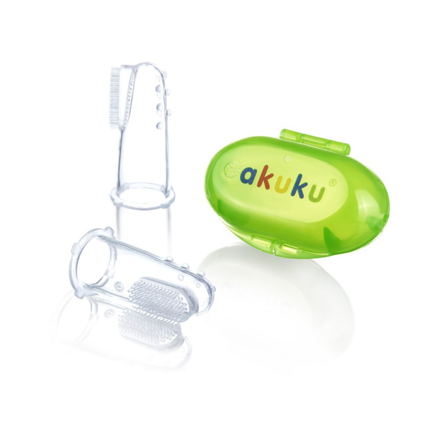 SZCZOTECZKA SILIKONOWA DO DZIĄSEŁ i ZĄBKÓW AKUKU