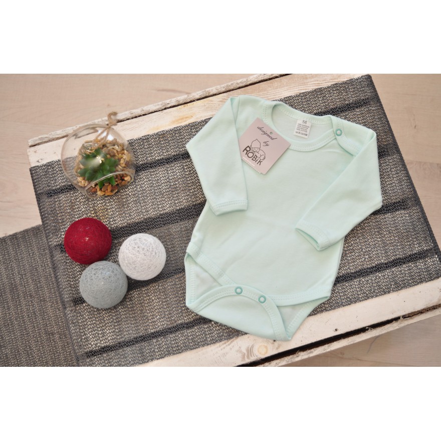 BODY 3 pastele róż, mięta, fiolet długi rękaw