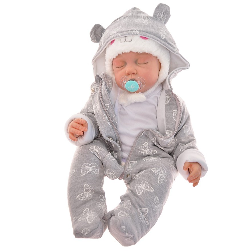 OCIEPLANY KOMBINEZON w motyle wiosna jesień