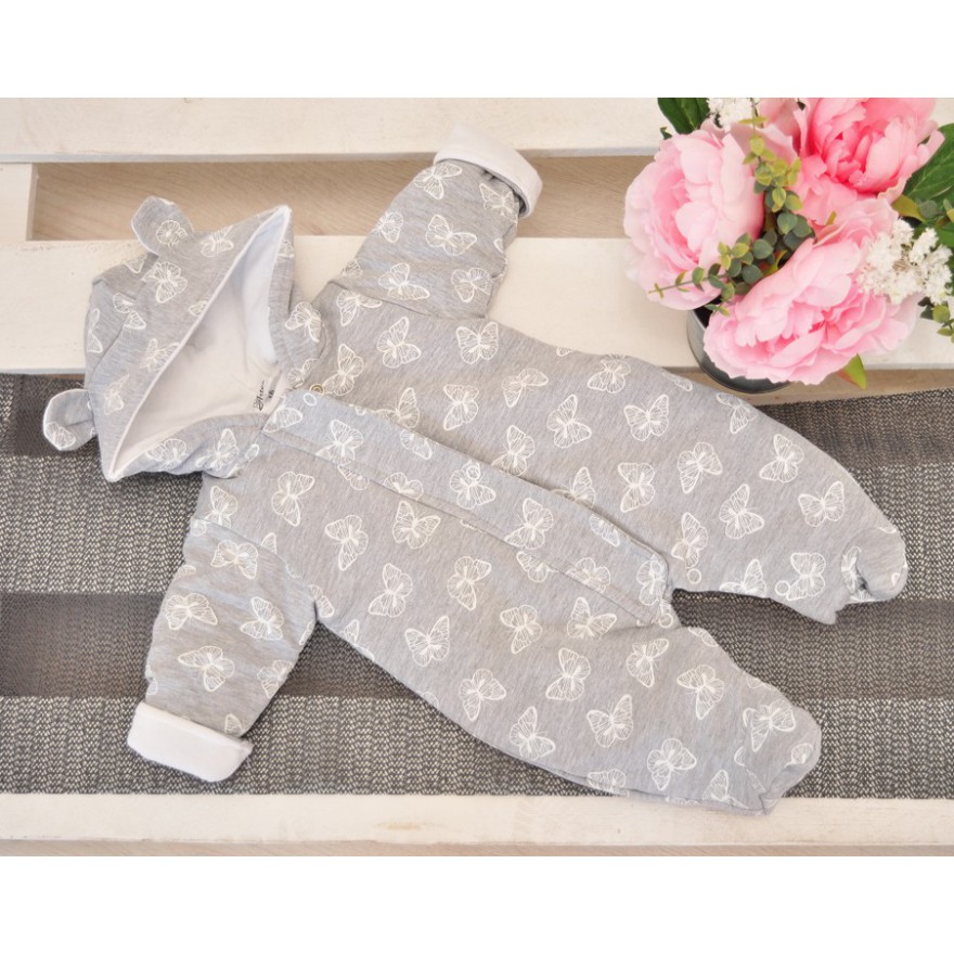 OCIEPLANY KOMBINEZON w motyle wiosna jesień