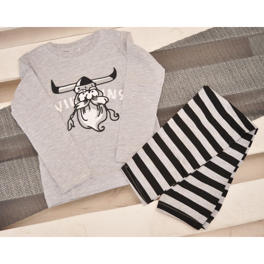 Piżama chłopięca VIKING piżamka długi rękaw