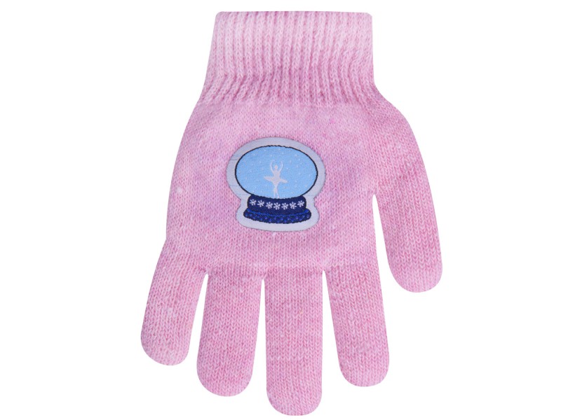 Zimowe rękawiczki dziewczęce 5P BaletnicaR